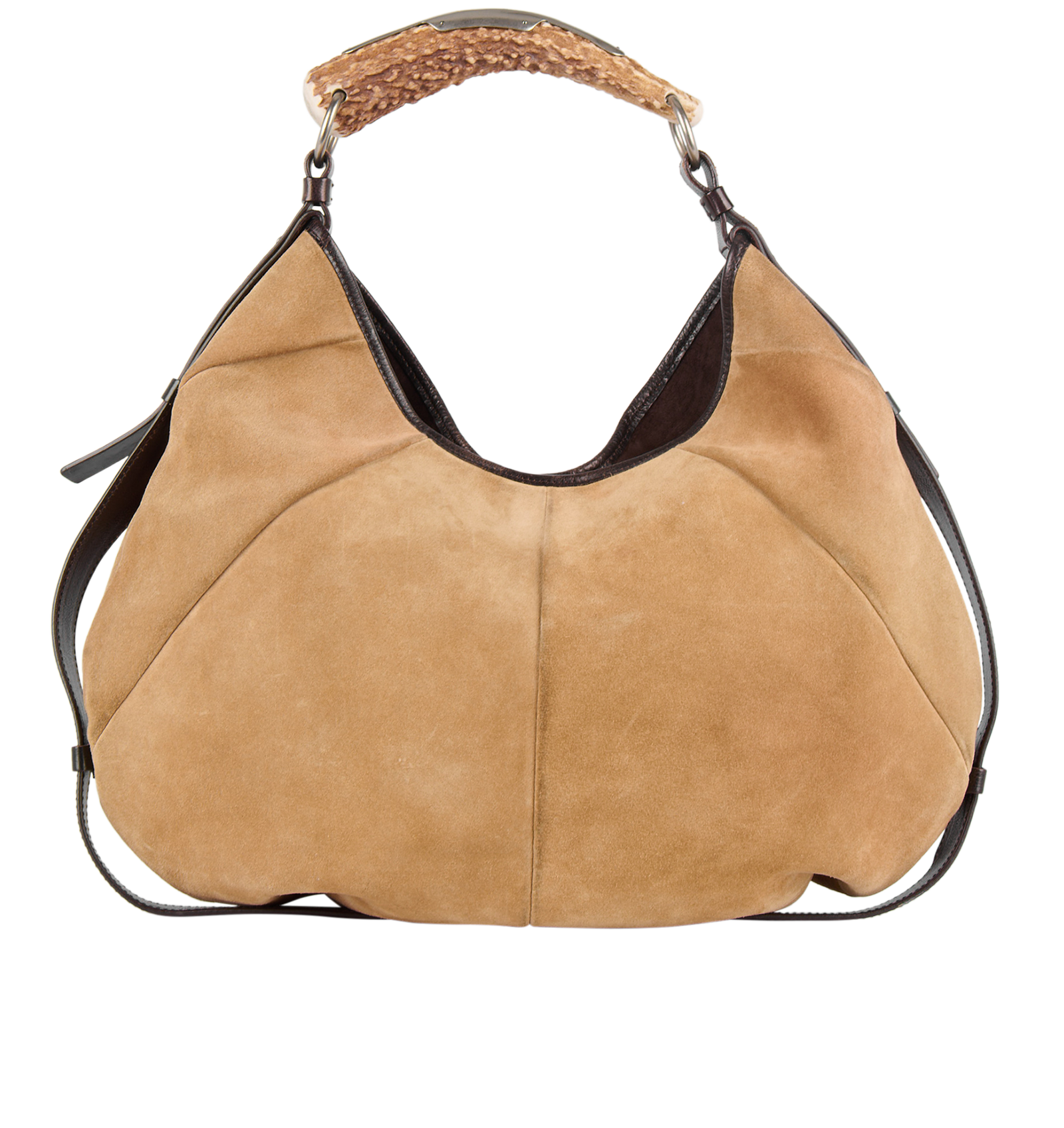 Mombasa, &pound;250, Handbags, Brown, Leather/Suede, Back view